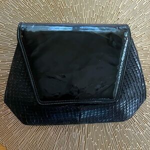Vintage 80/90’s Jay Herbert Crossbody Black Patent leather purse. New condition